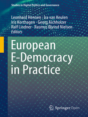 cover image of European E-Democracy in Practice